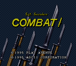 Sgt. Saunders' Combat screenshot 3 for Super Famicom